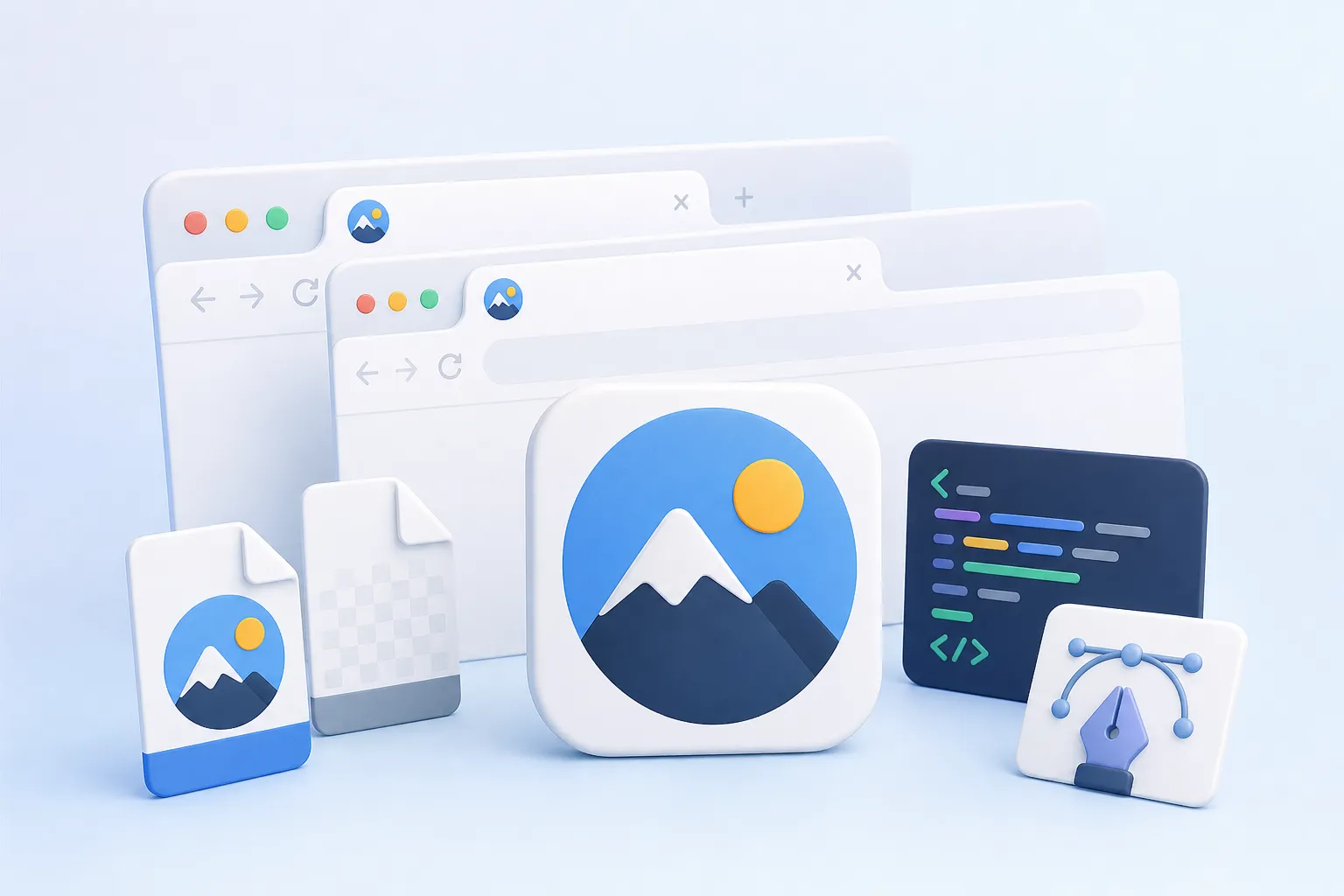 Как добавить favicon — Нейтральный редакционный кадр статьи, общий для анонса и полного текста